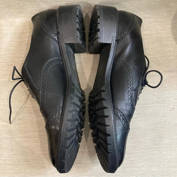 STUART WEITZMAN Sz 9 made in Spain Wingtip Lace Up Oxfords Shoes - Picture 9 of 12